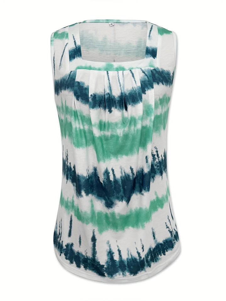 Della | Vloeiende Tanktop met Vierkante Hals