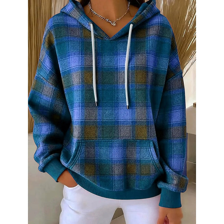 Sadie | Gezellige Geruite Hoodie