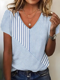 Blythe | Gestreepte V-hals Top