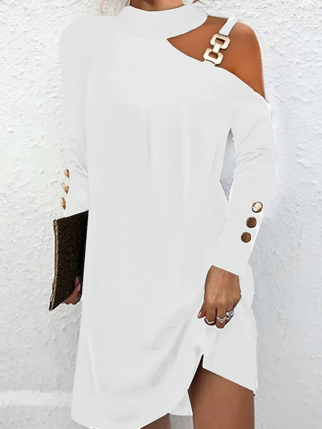 Rowena | Elegante Cold-Shoulder Jurk