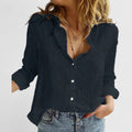 Rosanne | Ontspannen Knop-Up Blouse