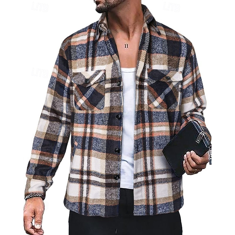 Dawson | Robuuste Geruite Shirtjas