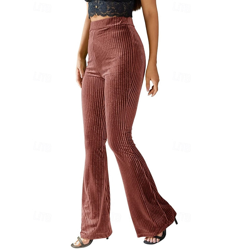 Sadie | Hoge Taille Uitlopende Broek