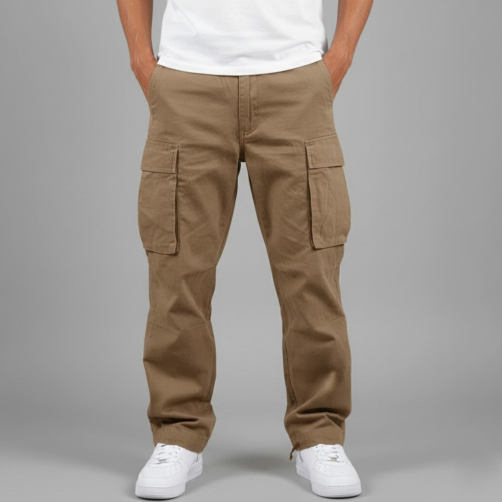 Spencer | Relaxed Fit Cargo Broek met Zijzakken