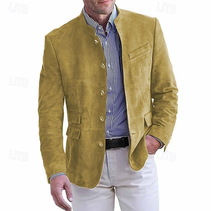 Vincent | Zachte Staande Kraag Jas