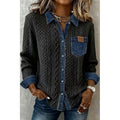 Colette | Textured Contrast Shirt