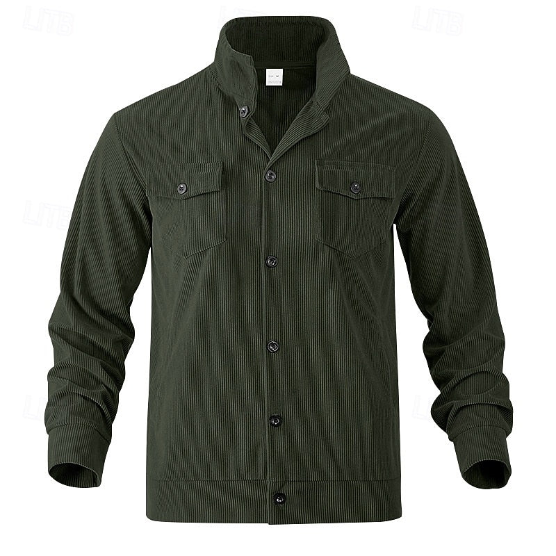 Maxwell | Geribbelde Utility Jacket