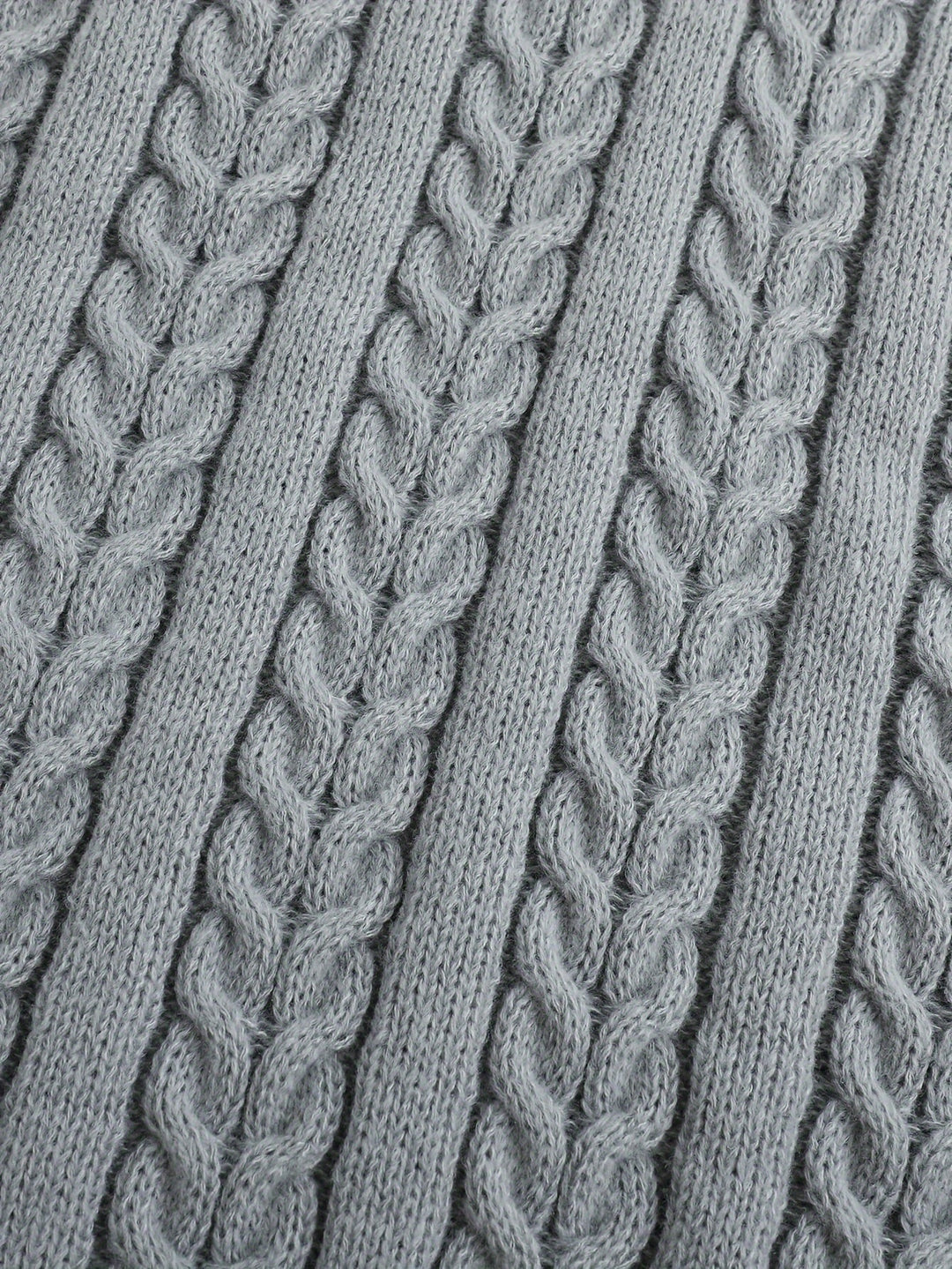 Gideon | Kabelgebreide V-Hals Sweater Vest