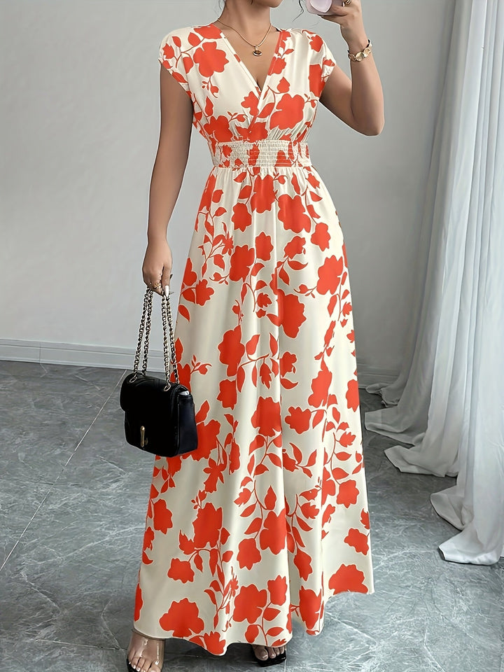 Delilah | Vloeiende Bloemen Maxi Jurk