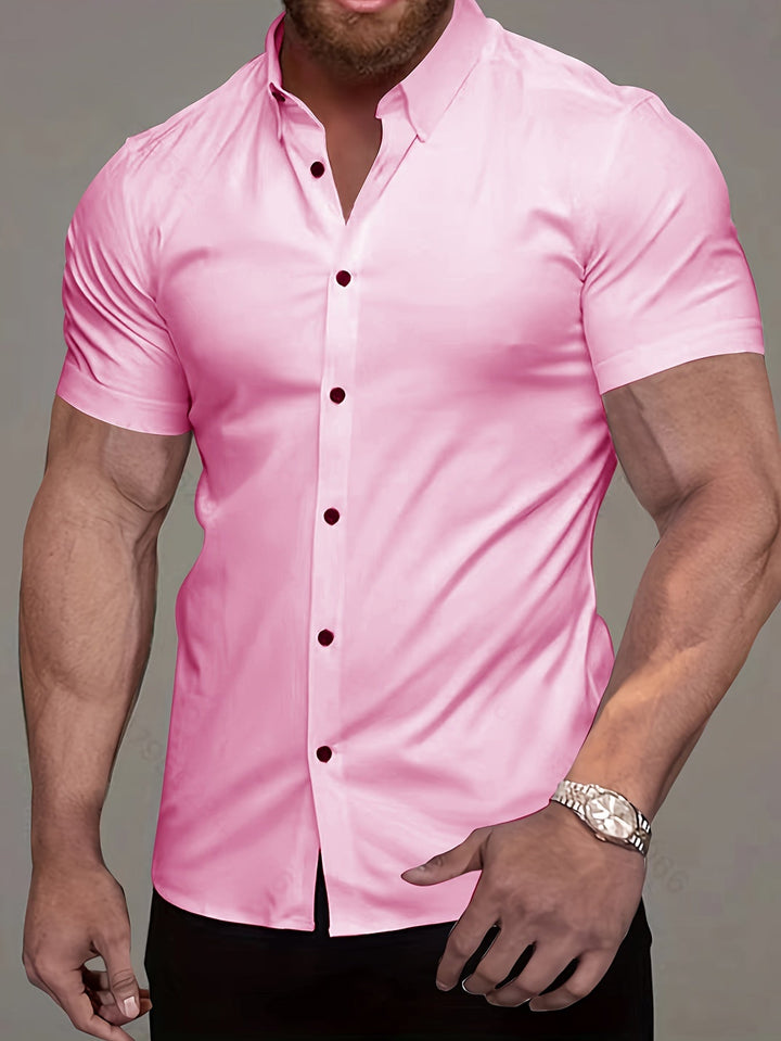 Weston | Verfijnde Korte Mouwen Shirt