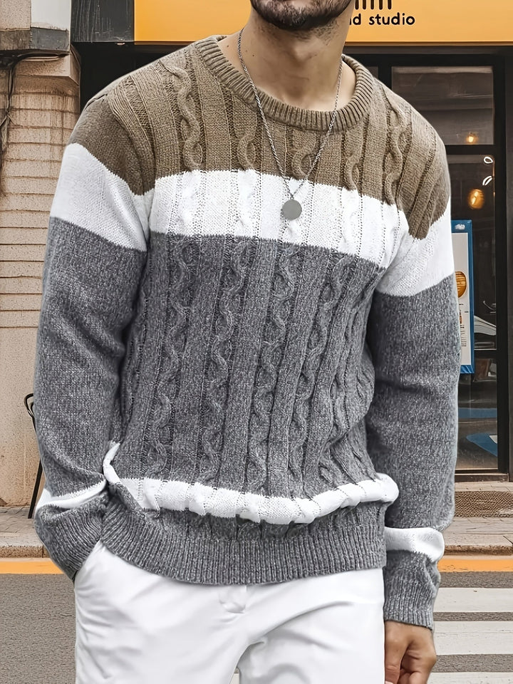 Mason | Klassieke Kabelgebreide Pullover