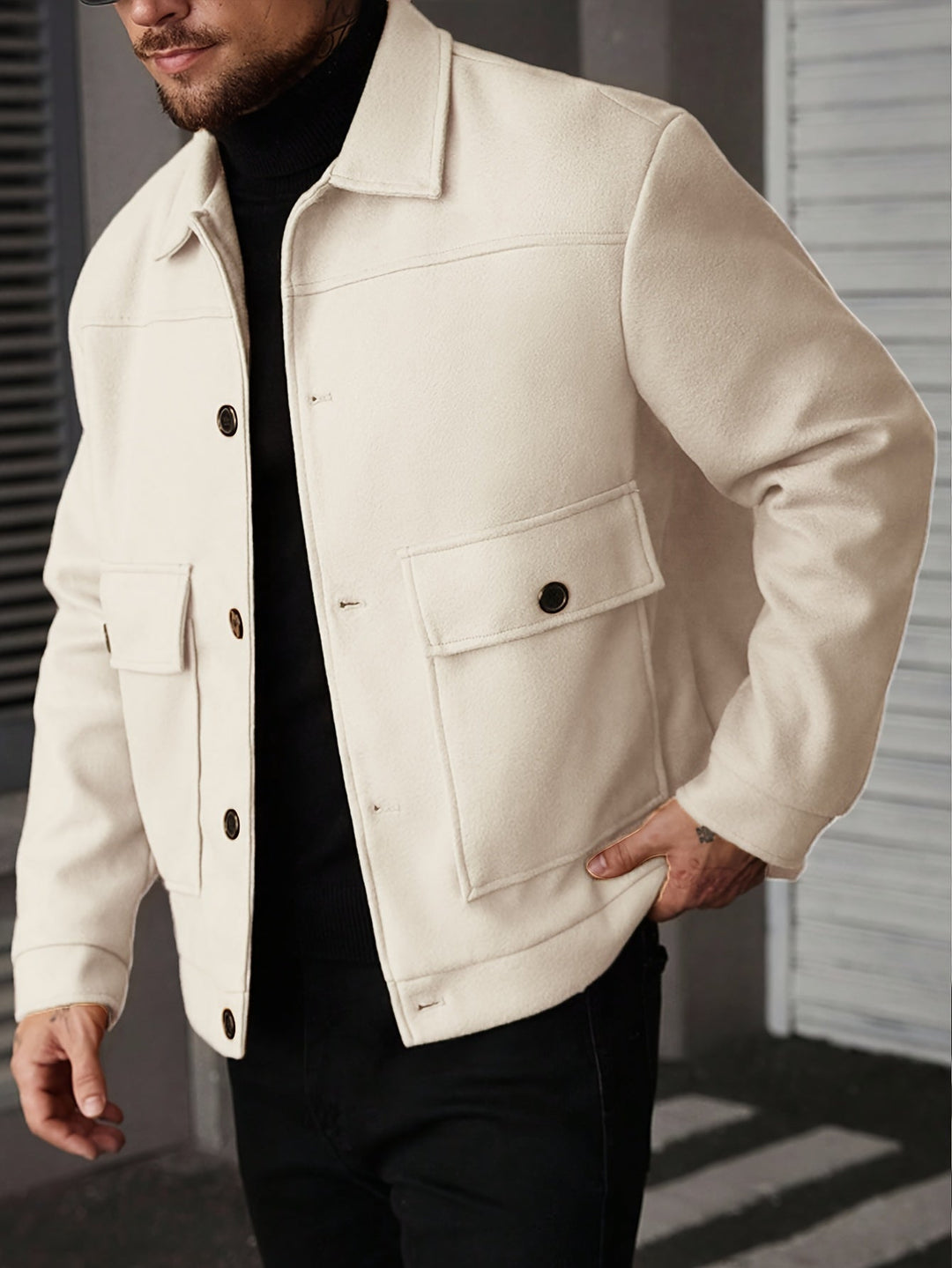 Donovan | Gestructureerde Utility Jacket