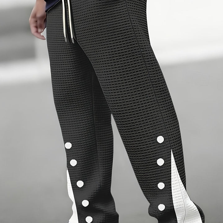 Barrett | Textured Snap-Side Broek