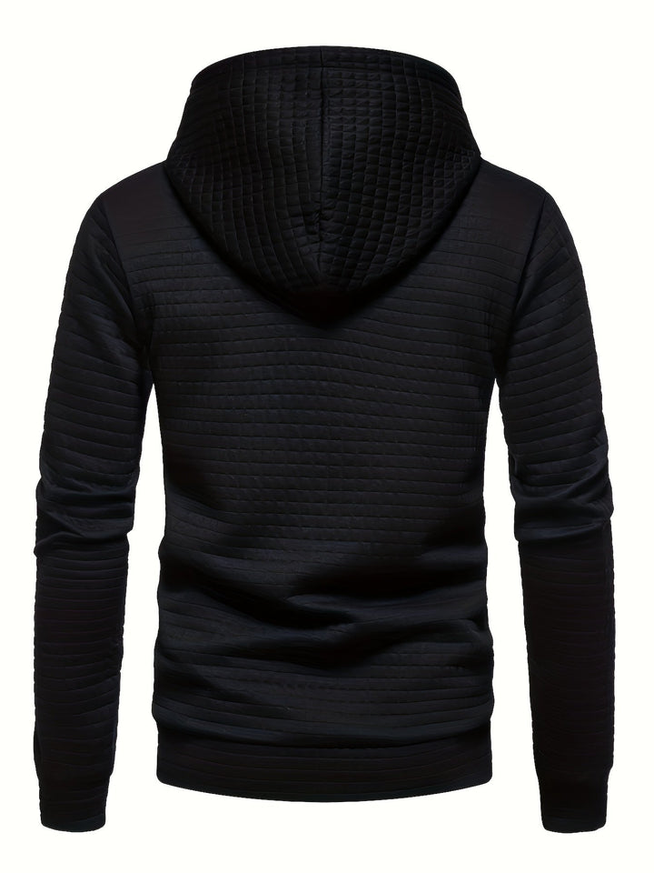 Harrison | Textured Pullover Hoodie