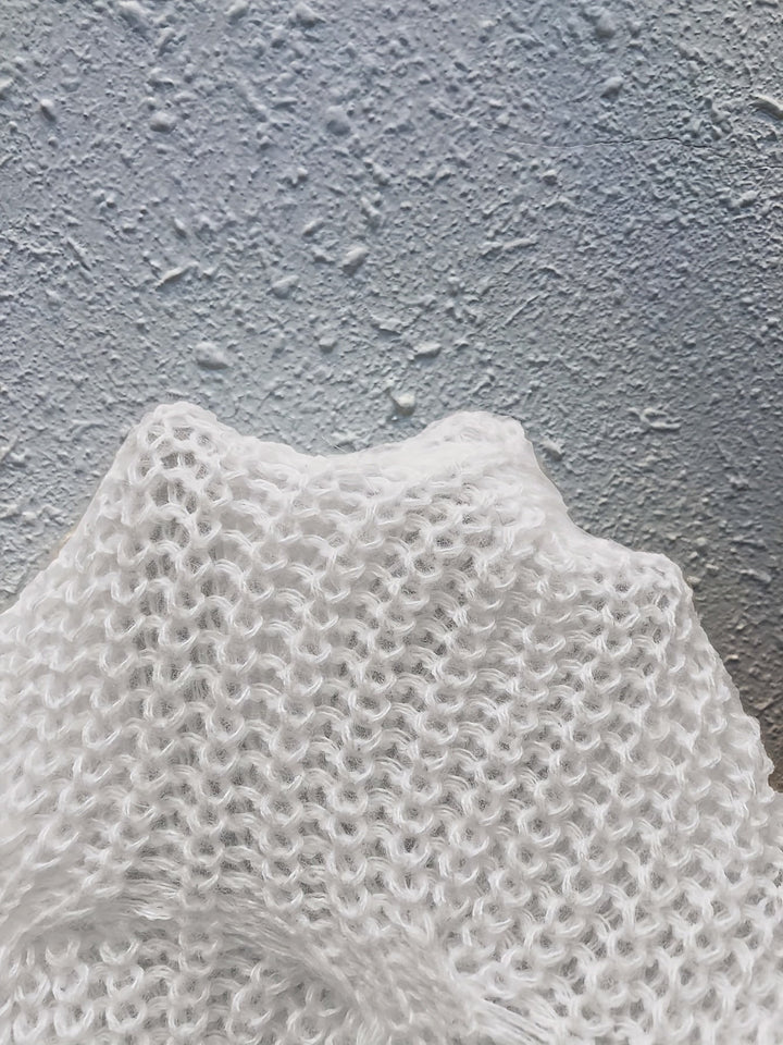 Juniper | Zachte Boogdetail Lange Mouwen Cardigan