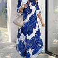 Larissa | Vloeiende Print Maxi Jurk