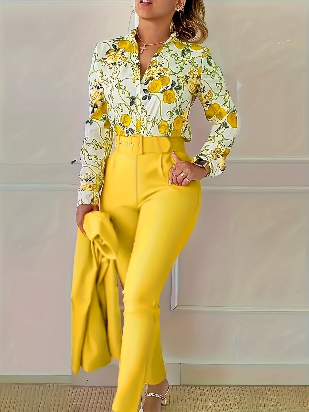 Susanna | Elegante Bloemige Twee-Piece Set