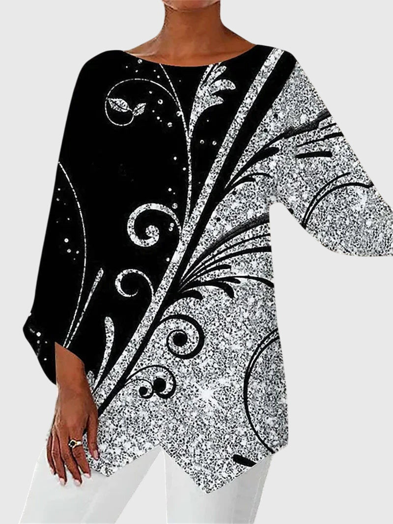 Kathleen | Shimmer Butterfly Lange Mouwen Top