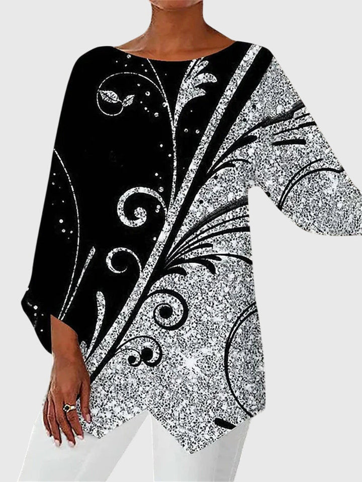 Kathleen | Shimmer Butterfly Lange Mouwen Top
