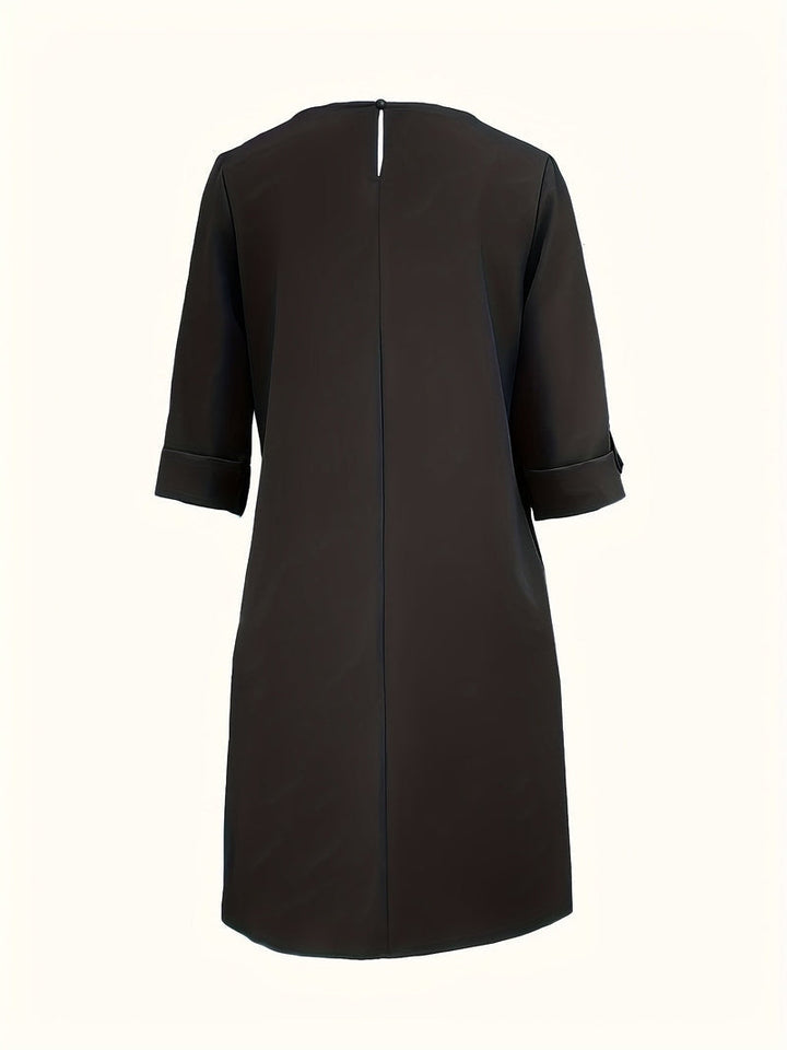 Emily | Comfortabele Ronde Hals Jurk