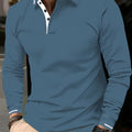 Dalton | Verfijnde Lange Mouwen Polo Shirt