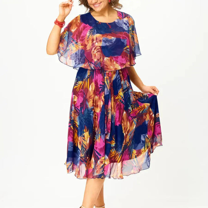 Eileen | Bloemen Midi Jurk