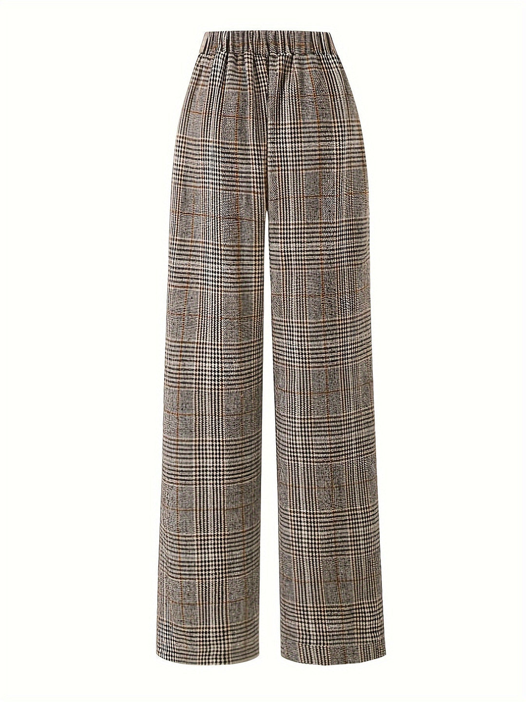 Matilda | Brede Pijpen Geruite Broek
