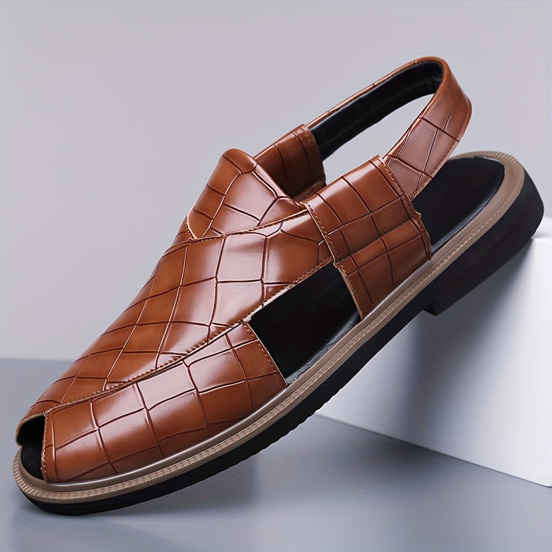 Malcolm | Geweven-Stijl Comfort Sandalen