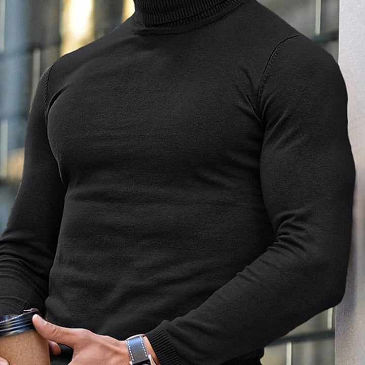 Dominic | Verfijnde Hoge Hals Turtleneck