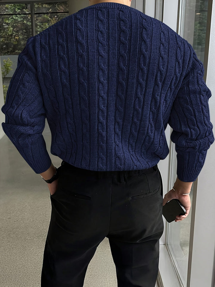 Preston | Gedraaide Kabel Pullover Sweater
