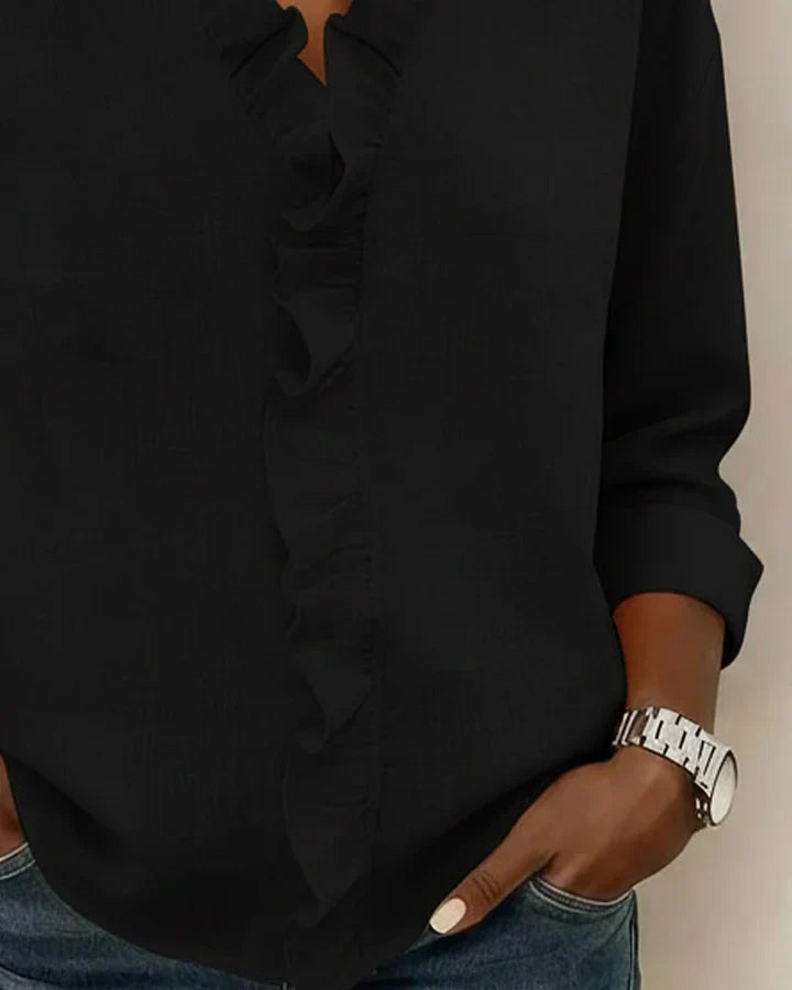 Chloe | Lichtgewicht V-Hals Blouse