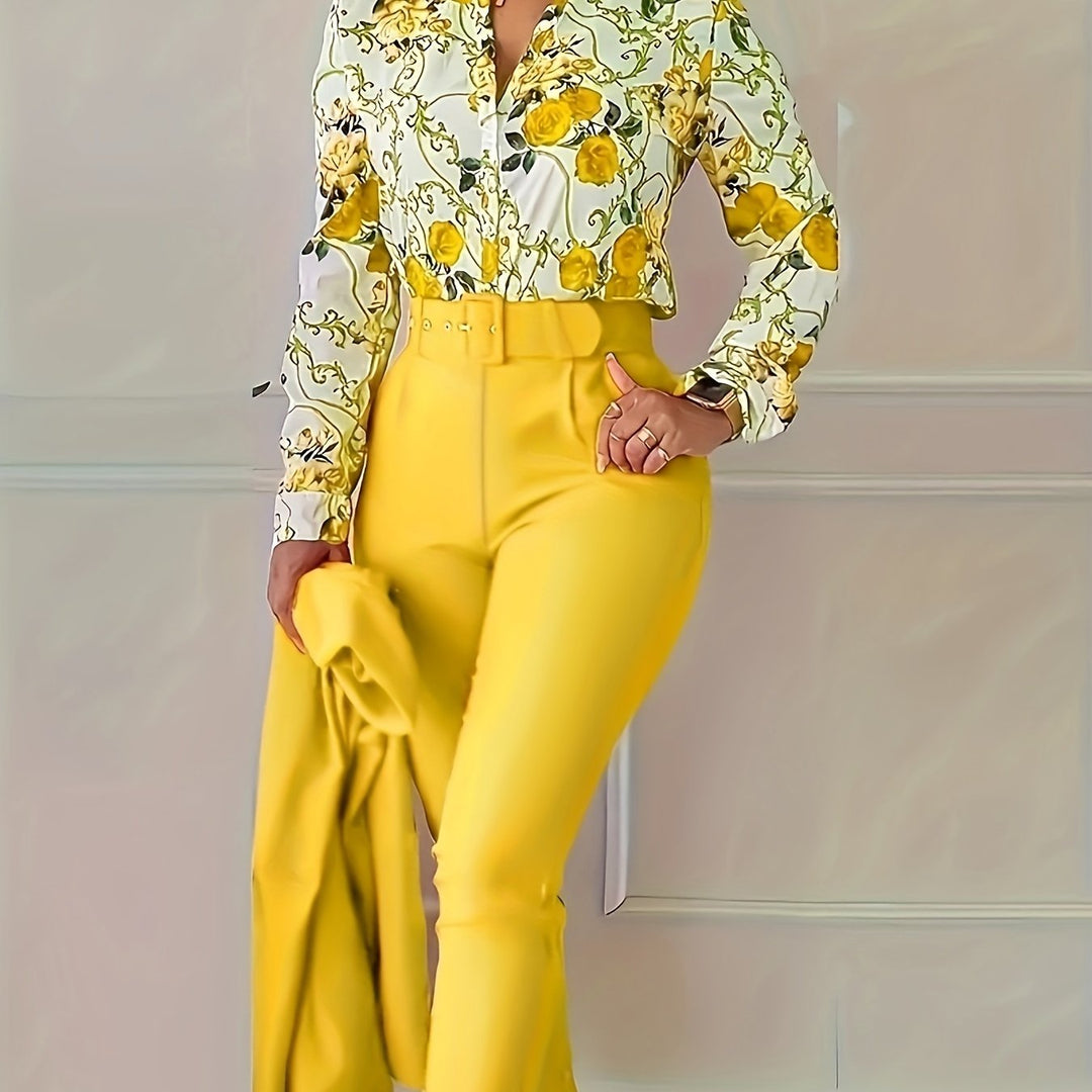 Susanna | Elegante Bloemige Twee-Piece Set