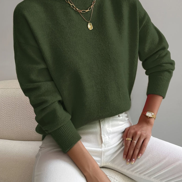 Lorelei | Verfijnde Mock Neck Trui