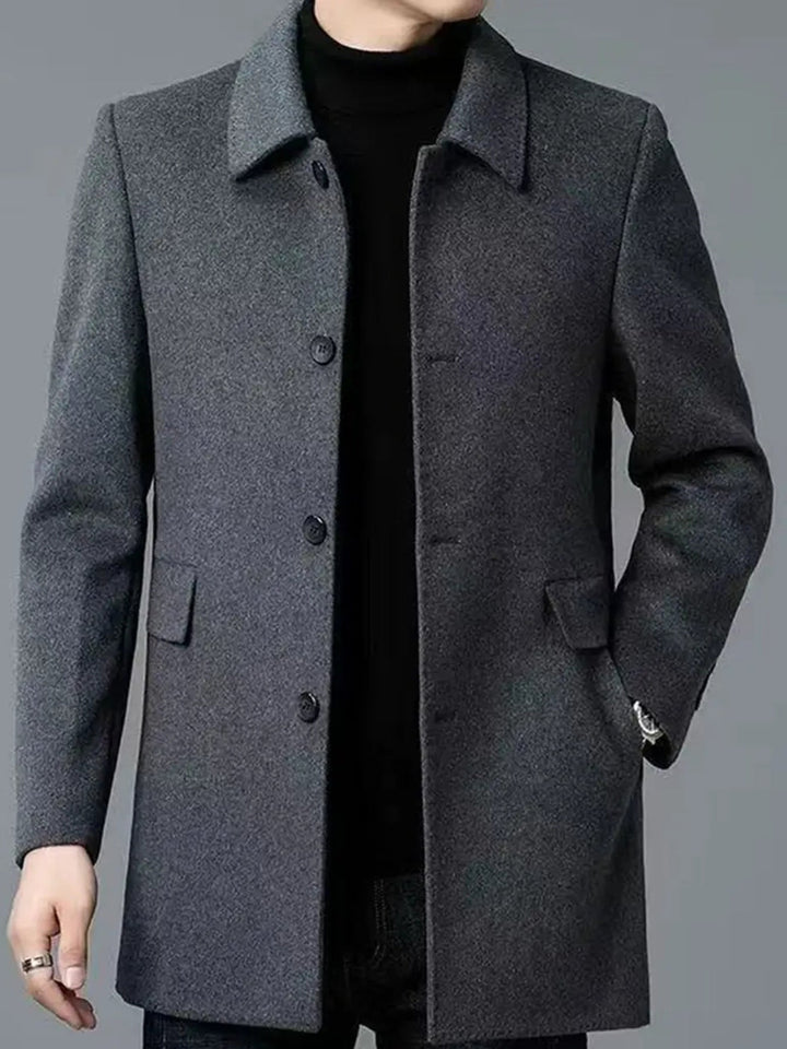 Douglas | Verfijnde Enkele-Breasted Overcoat
