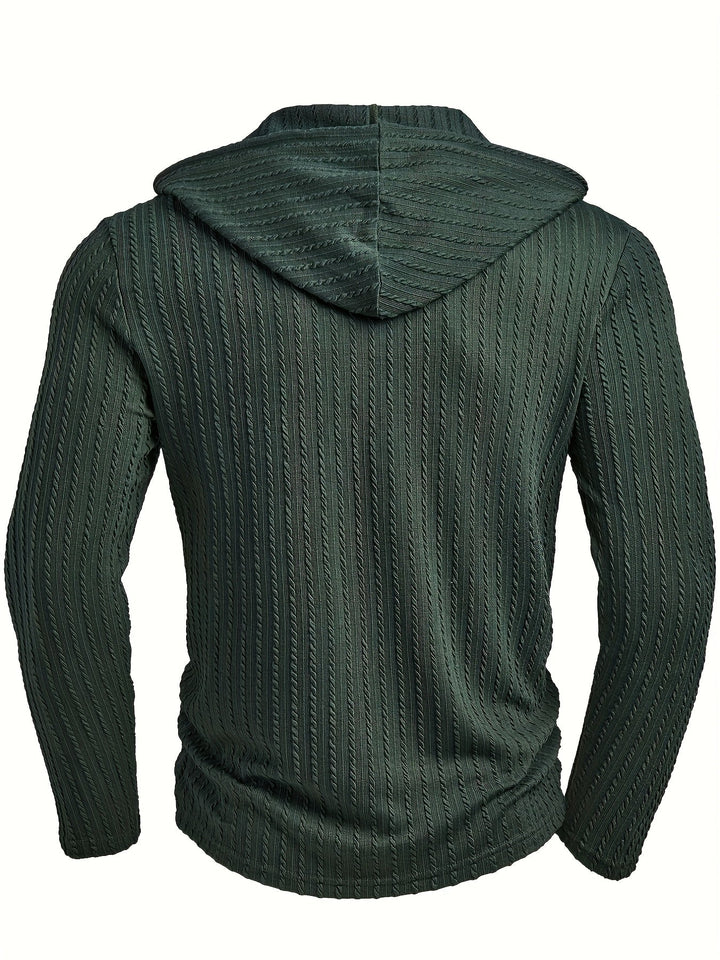 Rowan | Gebreide Henley met Kap