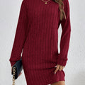 Florence | Geribbelde Coltrui Jurk