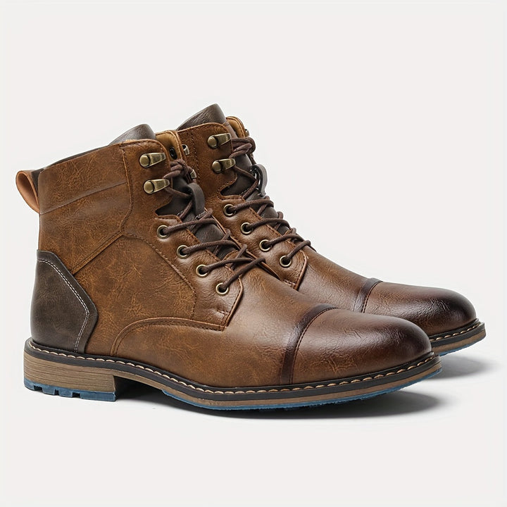 Rupert | Verfijnde Cap-Toe Enkellaarzen