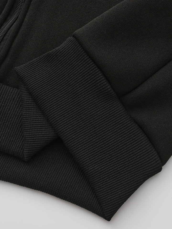 Cedric | Kleurblok Zip-Up Hoodie