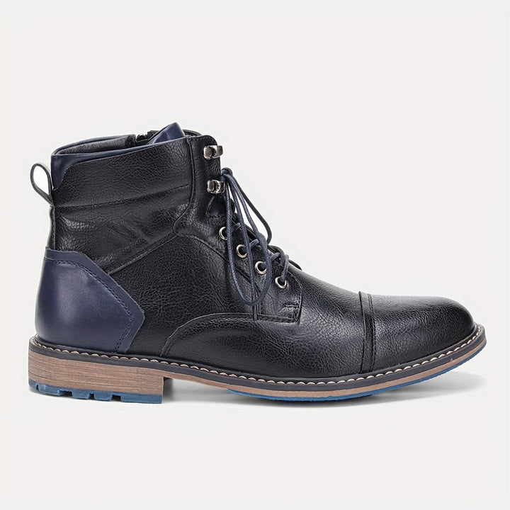 Rupert | Verfijnde Cap-Toe Enkellaarzen