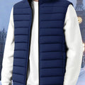 Donovan | Gequilted Staande Kraag Vest