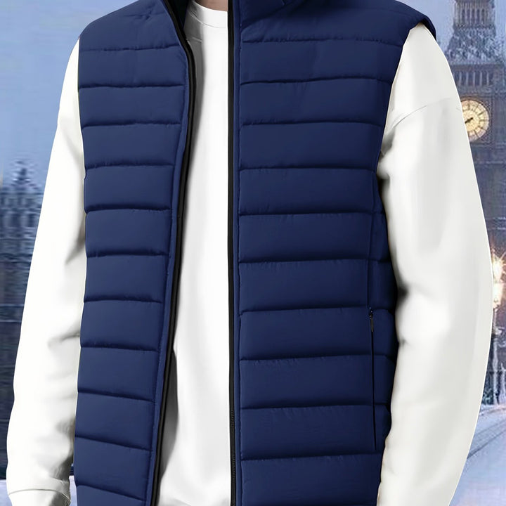 Donovan | Gequilted Staande Kraag Vest
