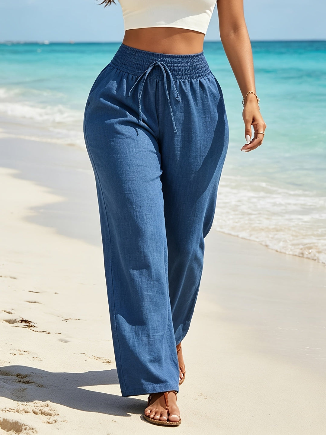 Rosalie | Vloeiende Wijde Pantalon