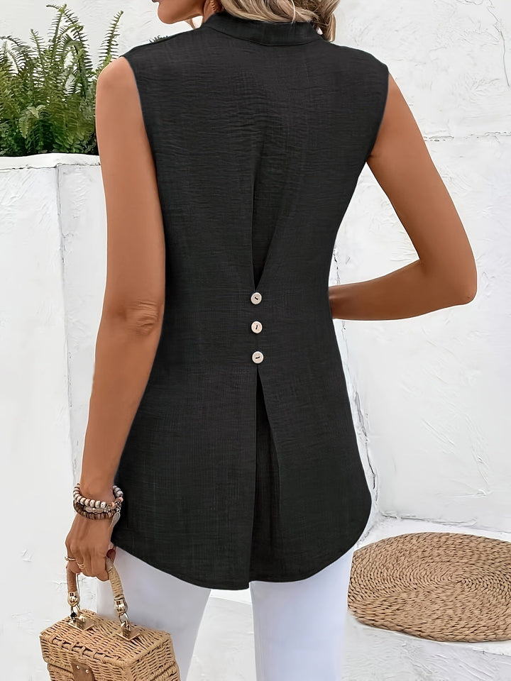Farrah | Ontspannen Mouwloze Blouse