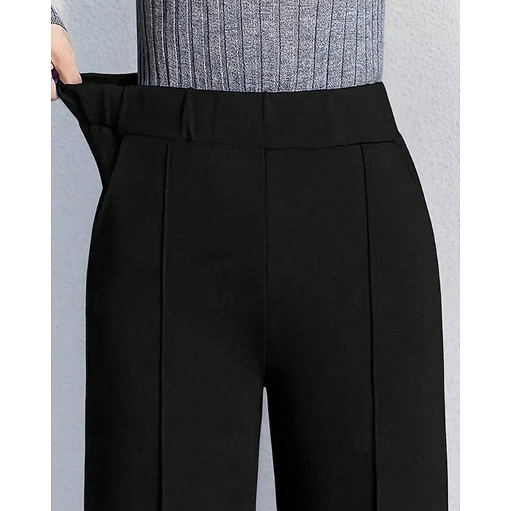 Tamara | Brede Pijpen Tailored Broek