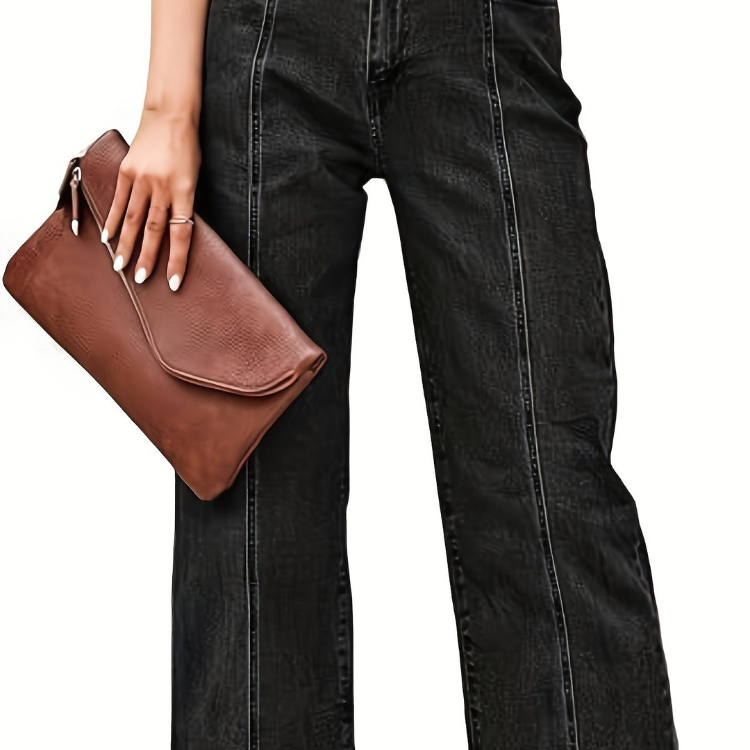 Denise | Op Maat Gemaakte Cropped Rechte Jeans