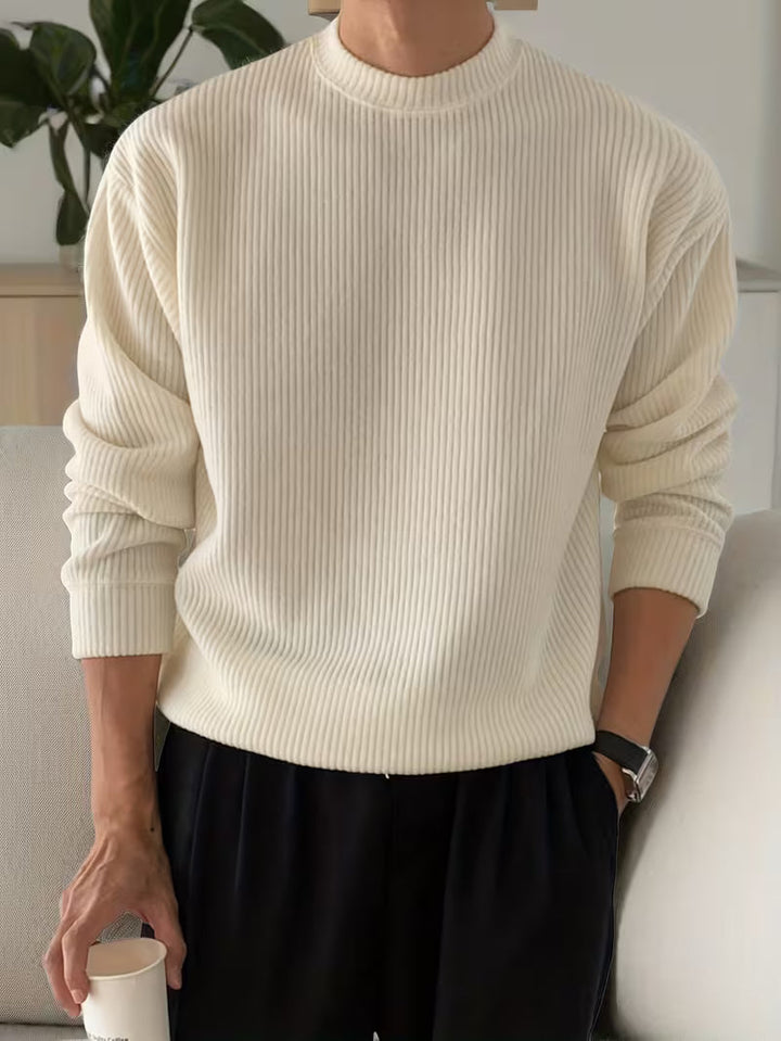 Kellan | Trui Langsleeve Geribbelde Shirt