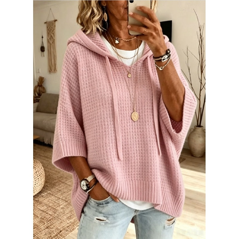Carol | Ontspannen Wafeltextuur Hoodie