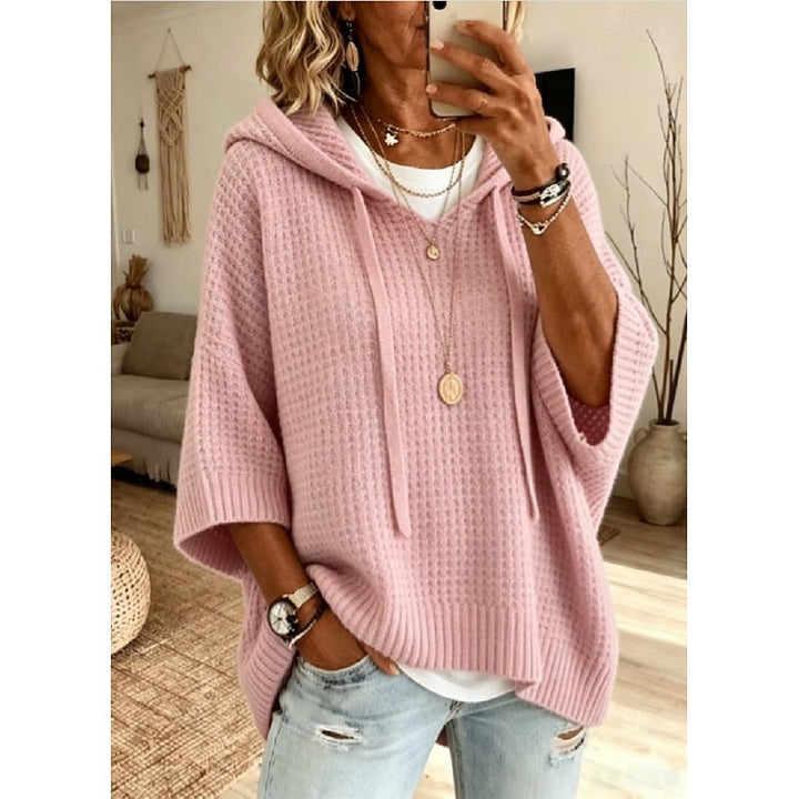 Carol | Ontspannen Wafeltextuur Hoodie