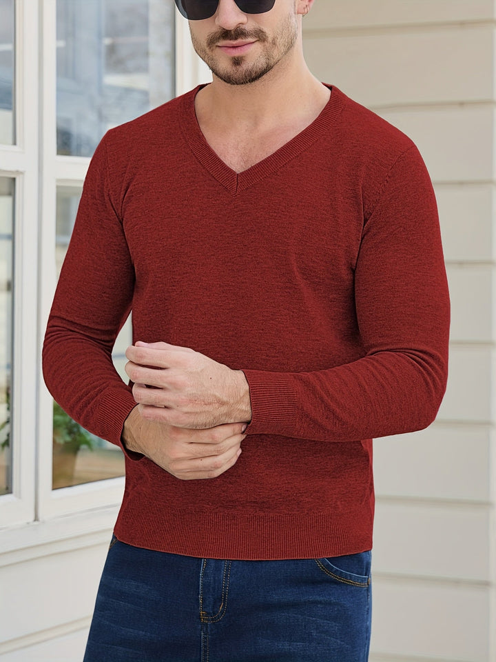 Emory | Klassieke V-hals Pullover