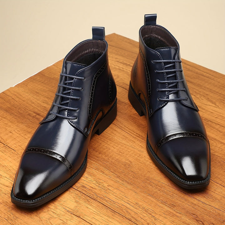 Everly | Verfijnde Cap-Toe Enkellaarzen